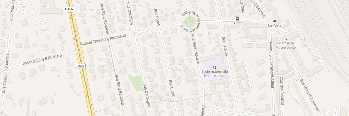 Plan du 51 Rue Corot à La Rochette