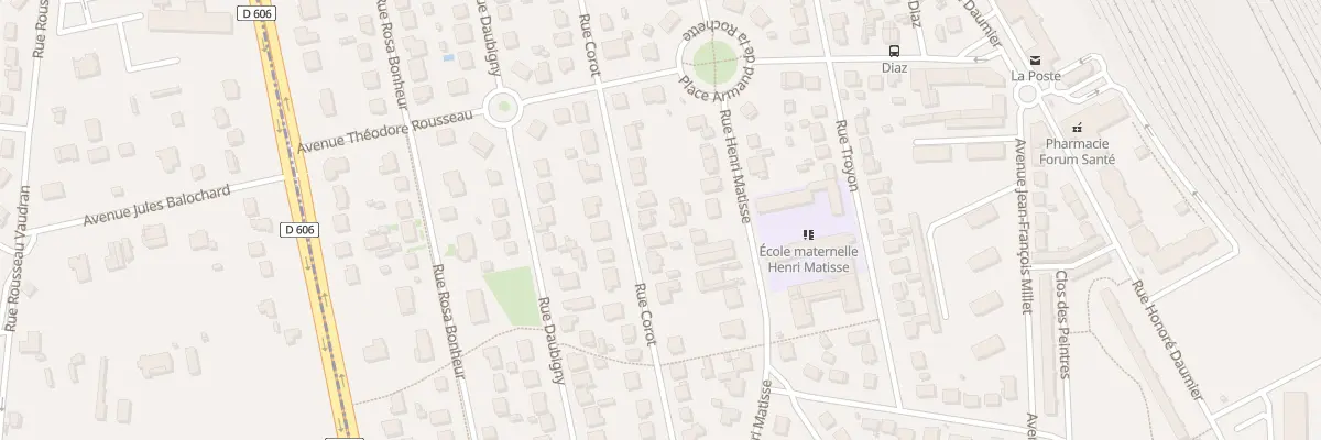 Plan du 53 Rue Corot à La Rochette