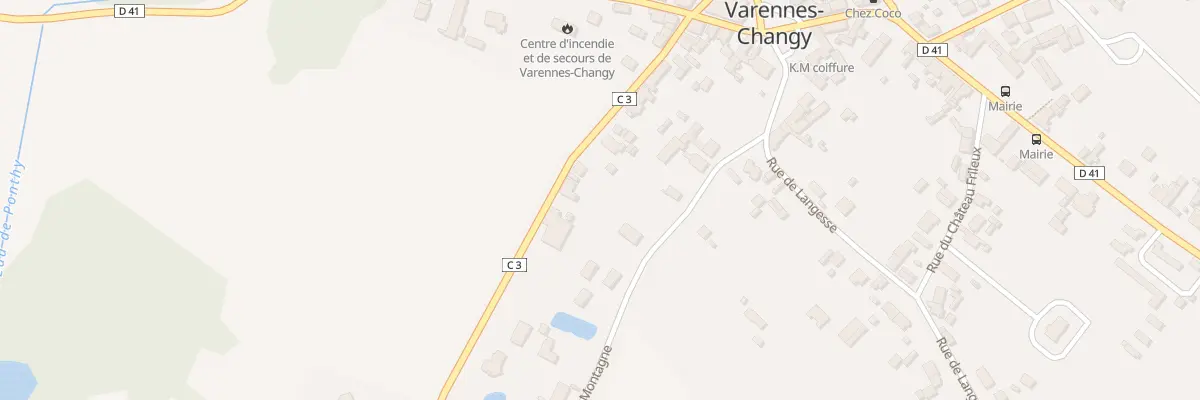 Plan du 19 Rue du Moulinet à Varennes-Changy