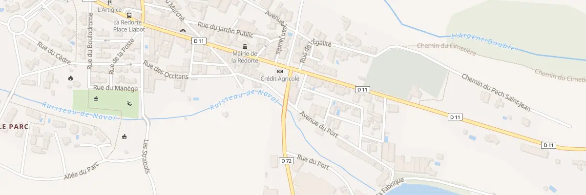 Plan du 4 Av de la Gare à La Redorte