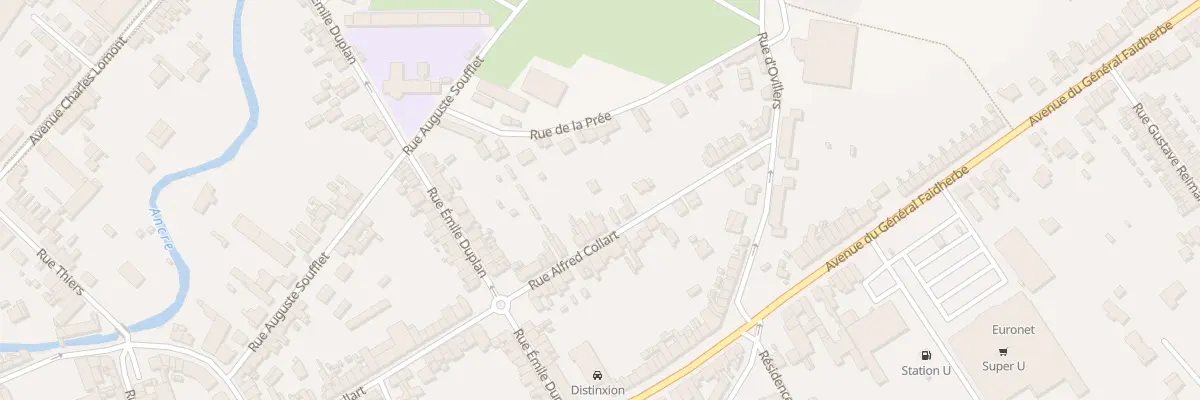 Plan du 77 Rue Alfred Collart à Albert