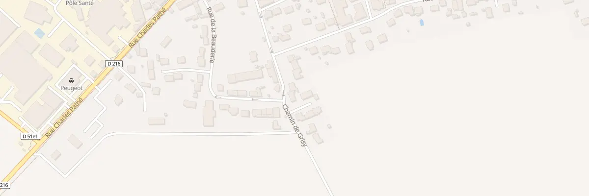 Plan du 38 Rue de la Beauderie à Chevry-Cossigny