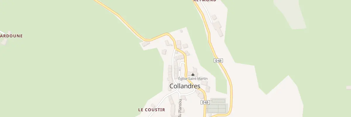 Plan du 5024 Le Bourg à Collandres