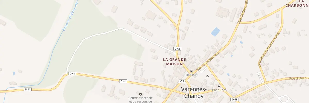 Plan du 71 Rue du Chemin Vert à Varennes-Changy