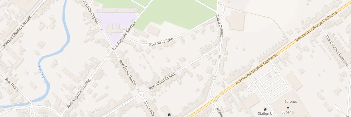 Plan du 83 Rue Alfred Collart à Albert