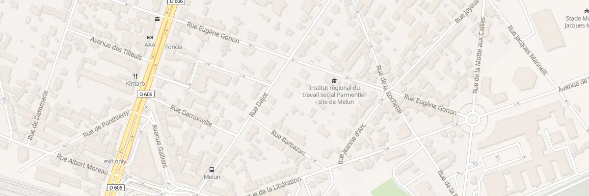 Plan du 59 Rue Dajot à Melun