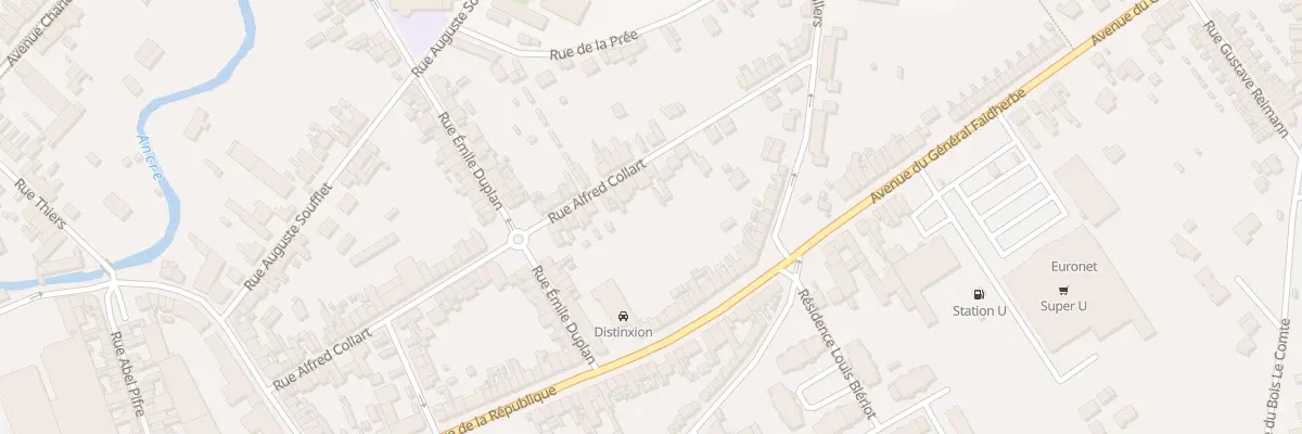 Plan du 66 Rue Alfred Collart à Albert