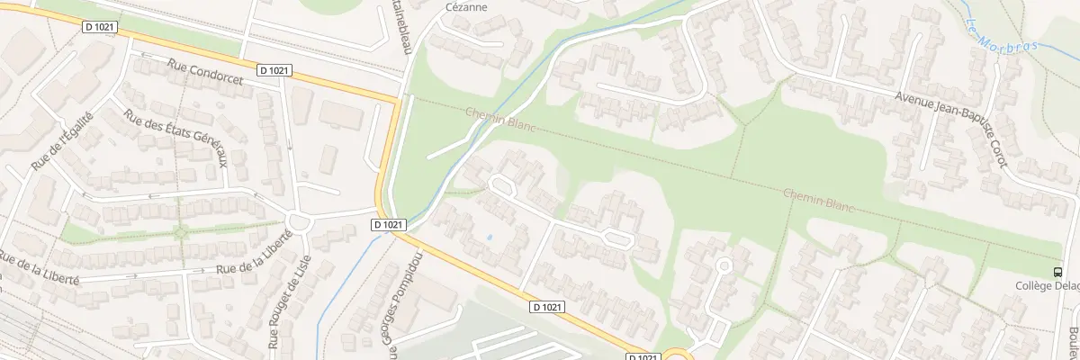 Plan du 1 Sq Jean Baptiste Greuze à Roissy-en-Brie