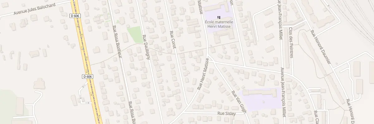Plan du 65 Rue Corot à La Rochette