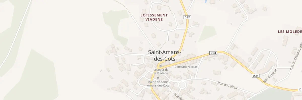 Plan du 5600 Saint Amans des Cots à Saint-Amans-des-Cots