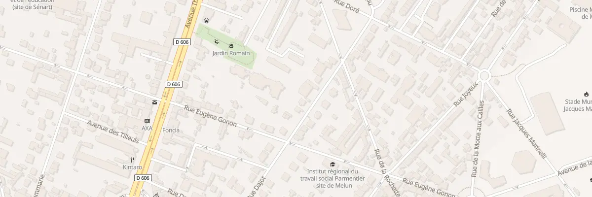 Plan du 38 Rue Dajot à Melun