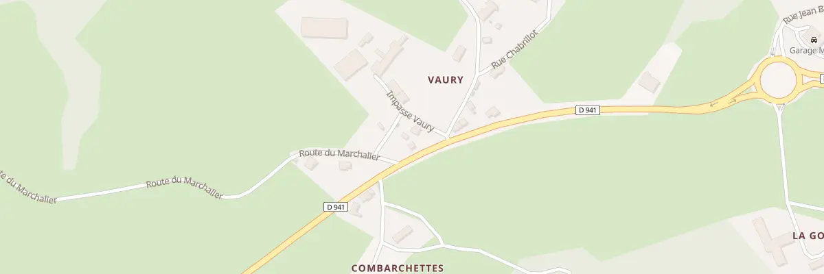 Plan du 10 Rte d’Aubusson à Pontaumur