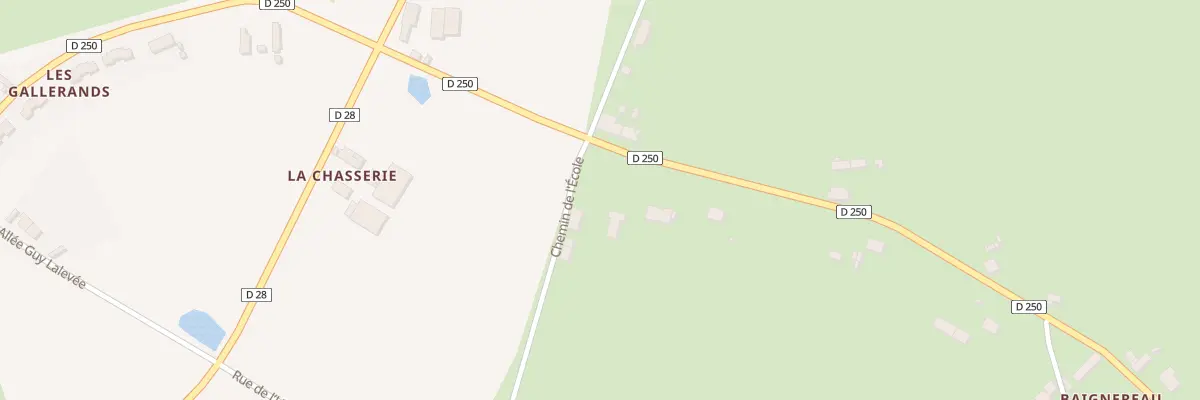 Plan du 1 Che de l’Ecole à Braize
