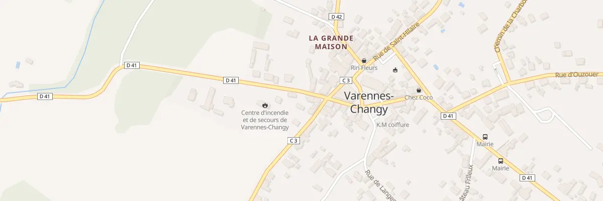 Plan du 9 Rue de Lorris à Varennes-Changy