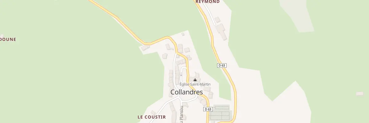 Plan du 5027 Le Bourg à Collandres
