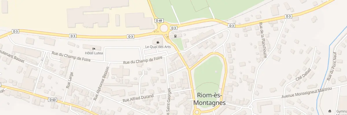 Plan du 3 Pl de la Gare à Riom-ès-Montagnes
