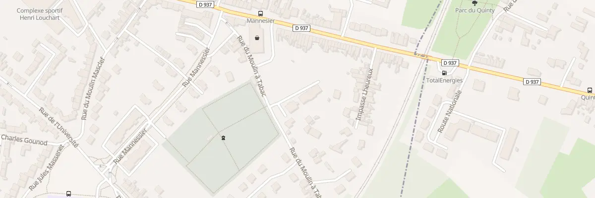 Plan du 161 Rue du Moulin à Tabac à Béthune