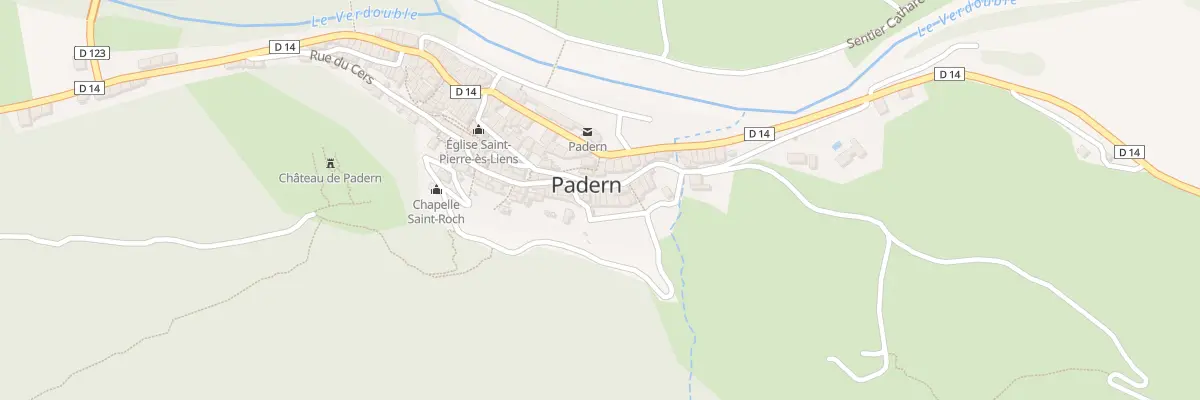 Plan du 8 Fg Sire de Vic à Padern