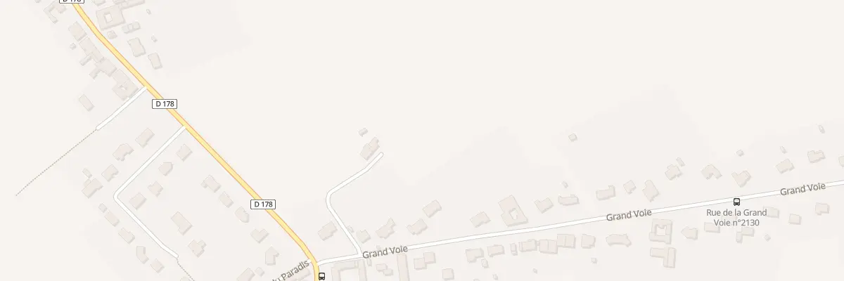 Plan du 2440 Rue Grand Voie à Lestrem