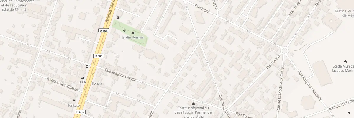 Plan du 36 Rue Dajot à Melun