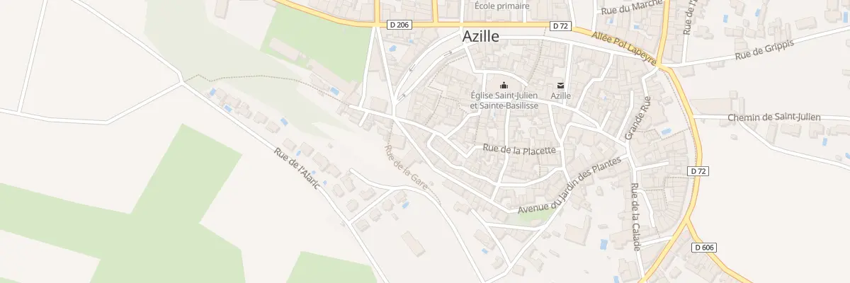 Plan du 13B Rue de la Source à Azille