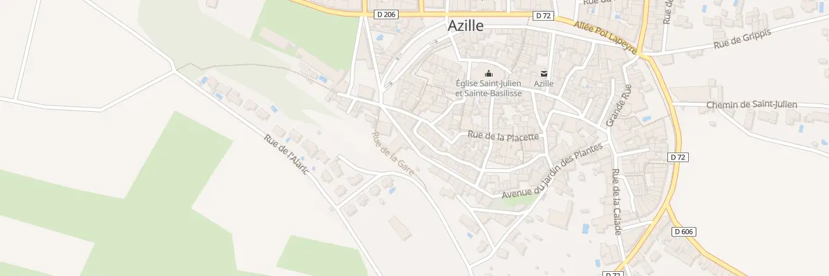 Plan du 12 Av des Remparts à Azille