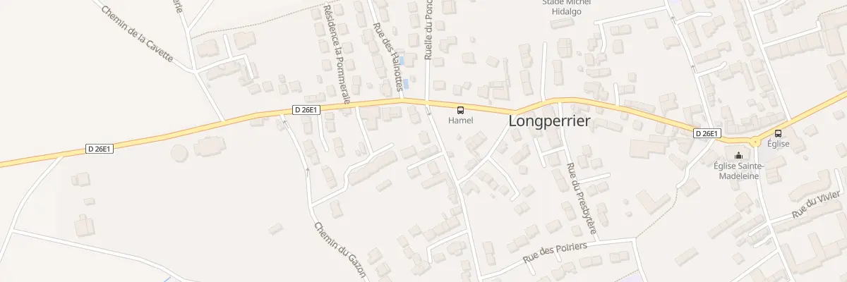 Plan du 2 Rue du Ponceau à Longperrier