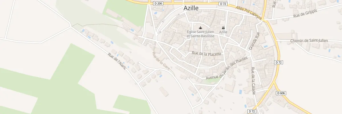 Plan du 336 Le Village à Azille