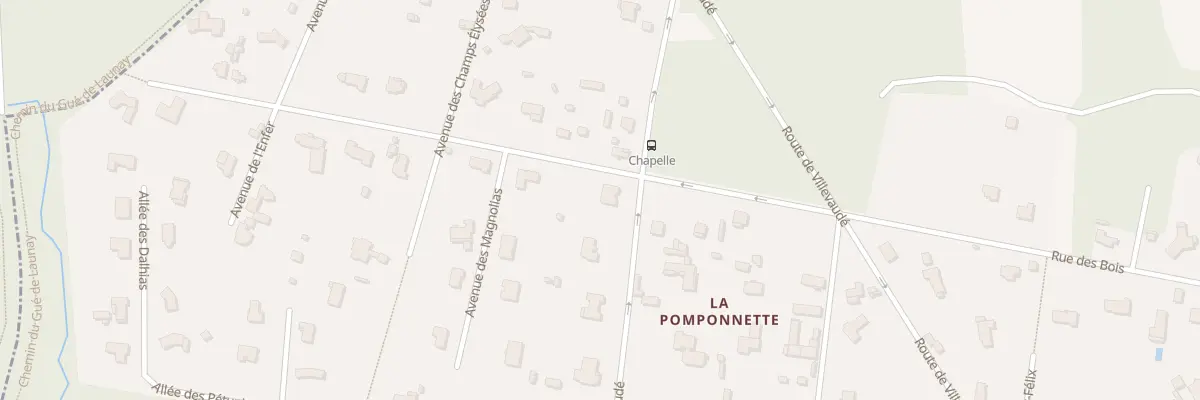 Plan du 27 Che des Gres à Pomponne