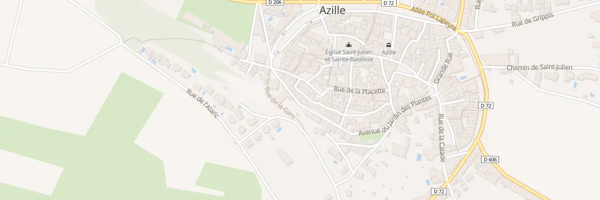 Plan du 10 Av des Remparts à Azille