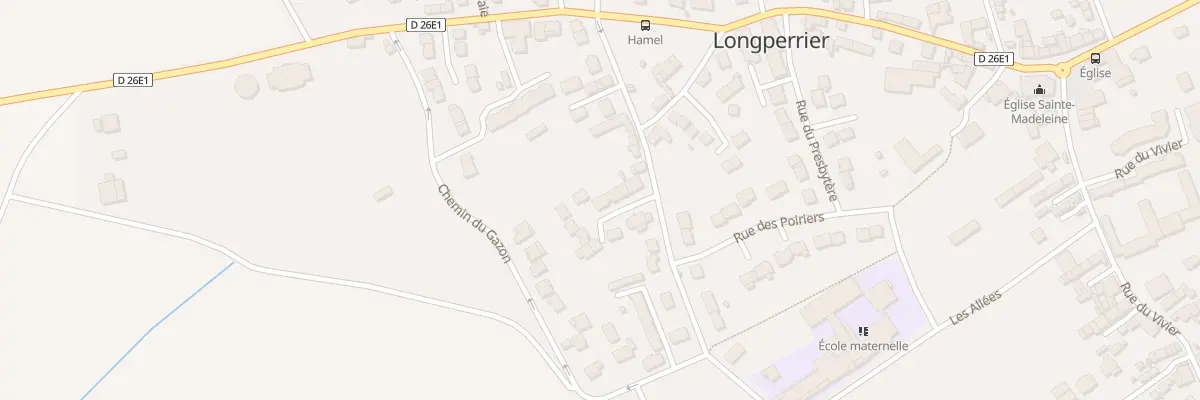 Plan du 28B Rue du Ponceau à Longperrier