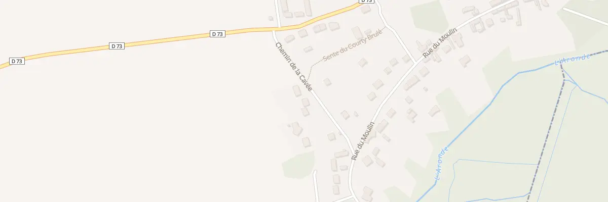 Plan du 8 Che de la Cavée à Neufvy-sur-Aronde
