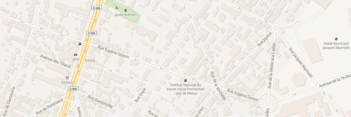 Plan du 47 Rue Dajot à Melun