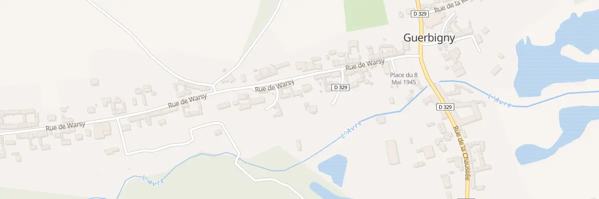 Plan du 17 Rue de warsy à Guerbigny