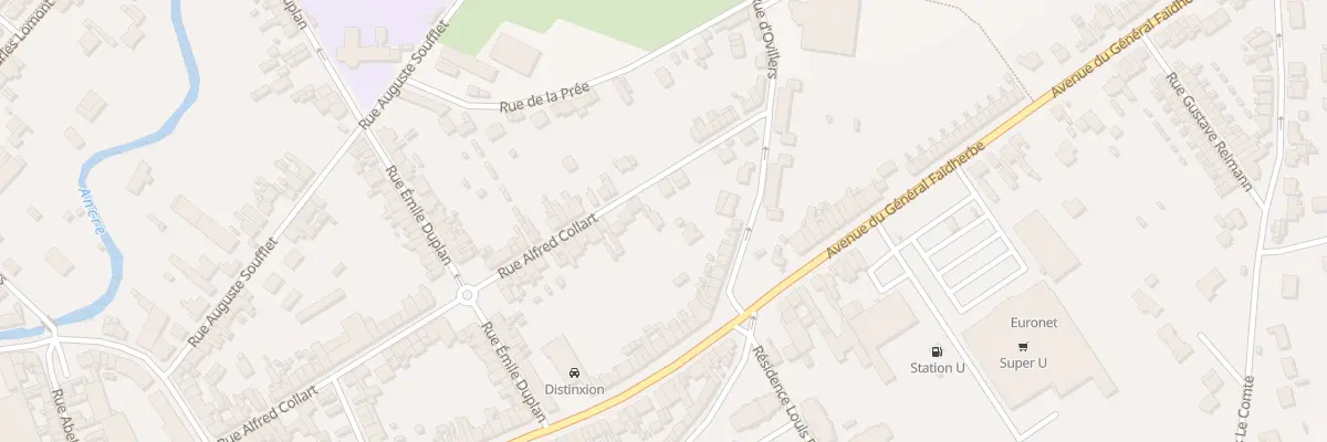 Plan du 80 Rue Alfred Collart à Albert