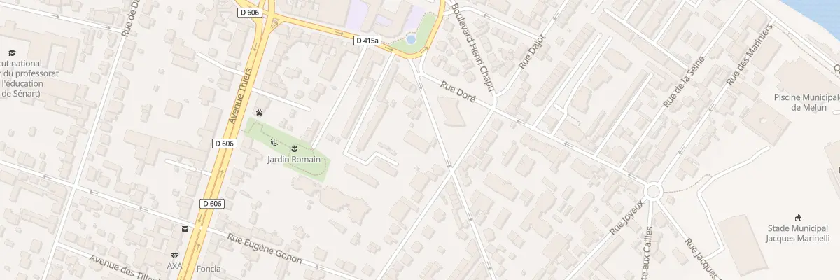 Plan du 26B Rue de la Rochette à Melun