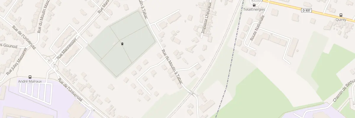 Plan du 281 Rue du Moulin à Tabac à Béthune