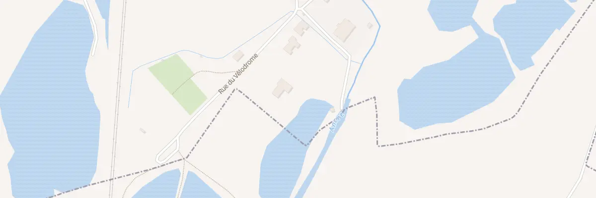 Plan du 20 Rue du Velodrome à Albert