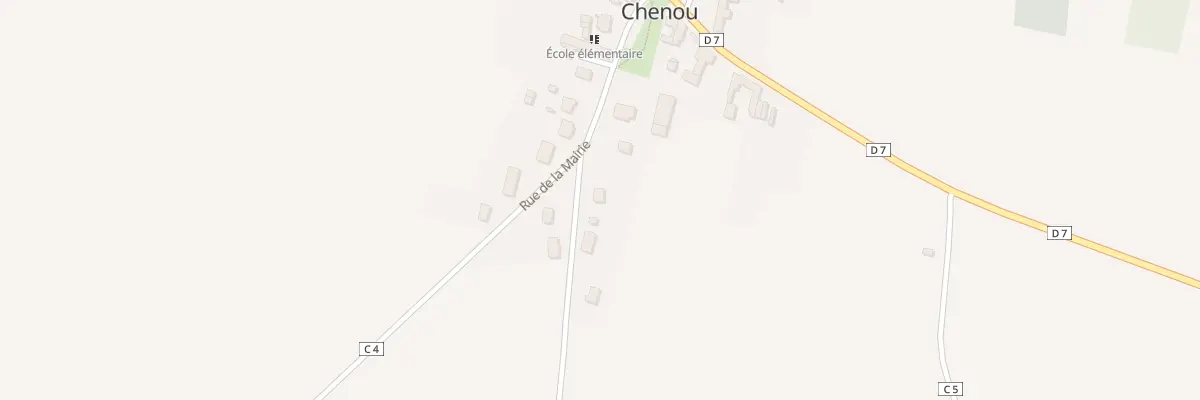 Plan du 1 Imp des Ouches à Chenou