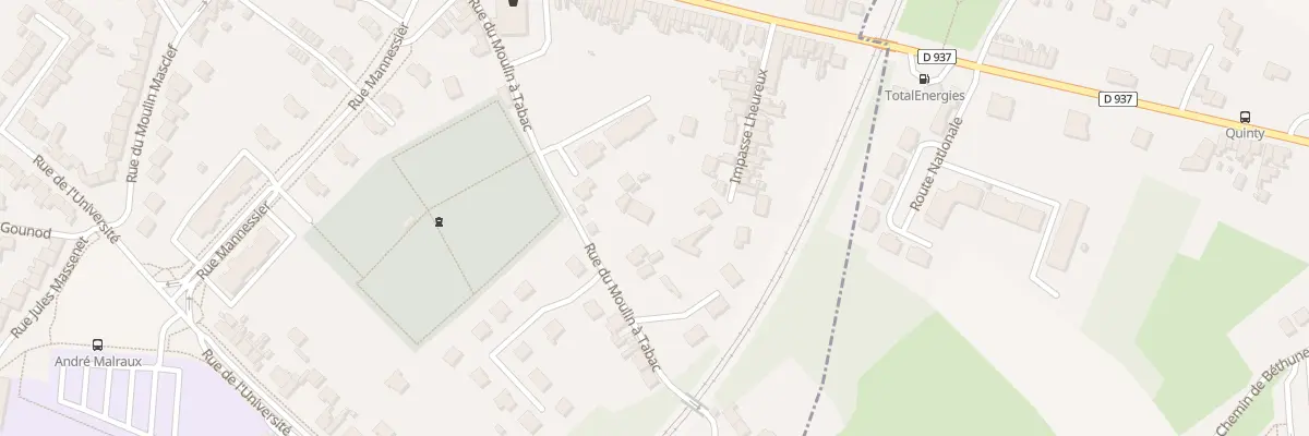 Plan du 241 Rue du Moulin à Tabac à Béthune