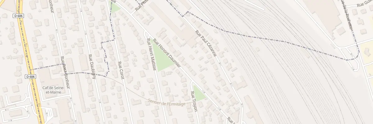 Plan du 31 Rue Honore Daumier à La Rochette