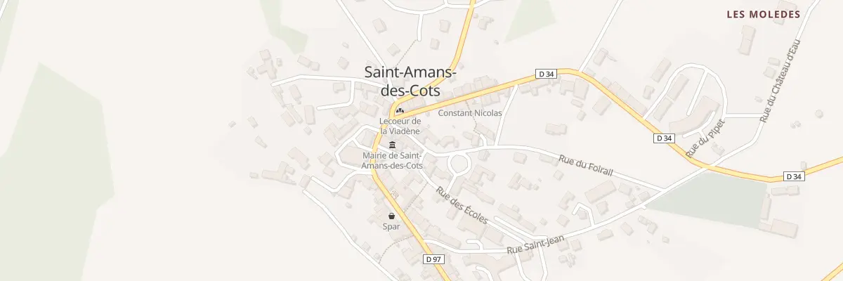 Plan du 5176 Saint Amans des Cots à Saint-Amans-des-Cots