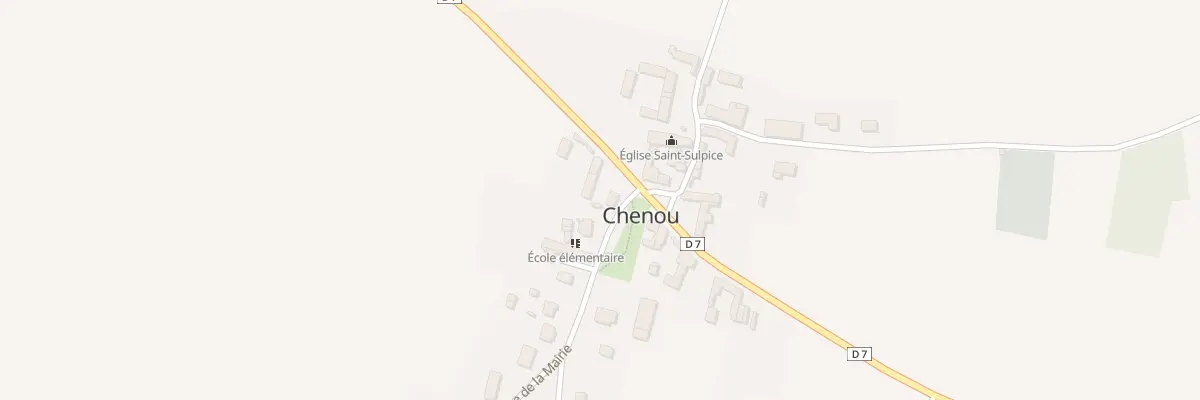 Plan du 2 Rue de la Mairie à Chenou