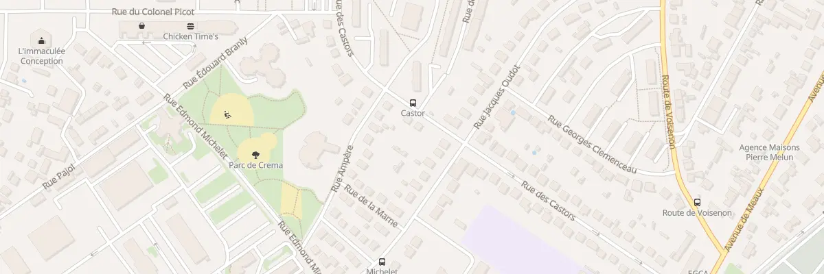 Plan du 37 Rue des Castors à Melun
