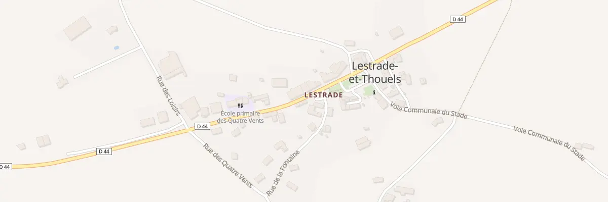 Plan du 5157 Lestrade à Lestrade-et-Thouels