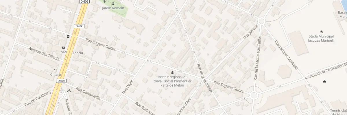 Plan du 36A Rue de la Rochette à Melun