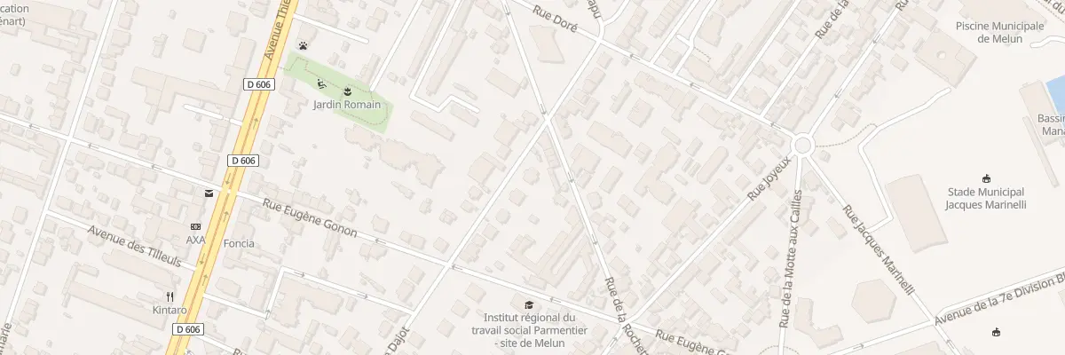 Plan du 41 Rue Dajot à Melun