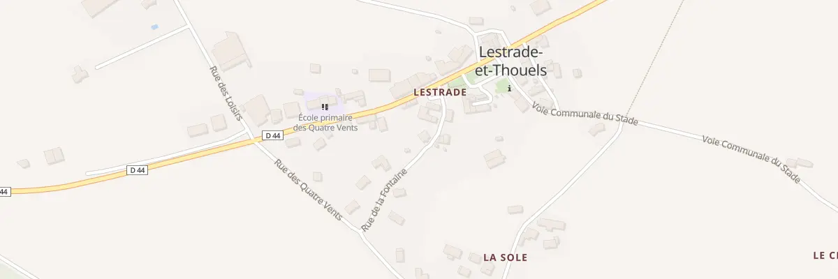 Plan du 5152A Lestrade à Lestrade-et-Thouels