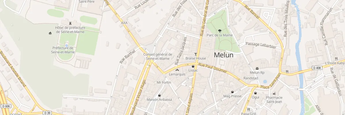 Plan du 16 Rue Carnot à Melun