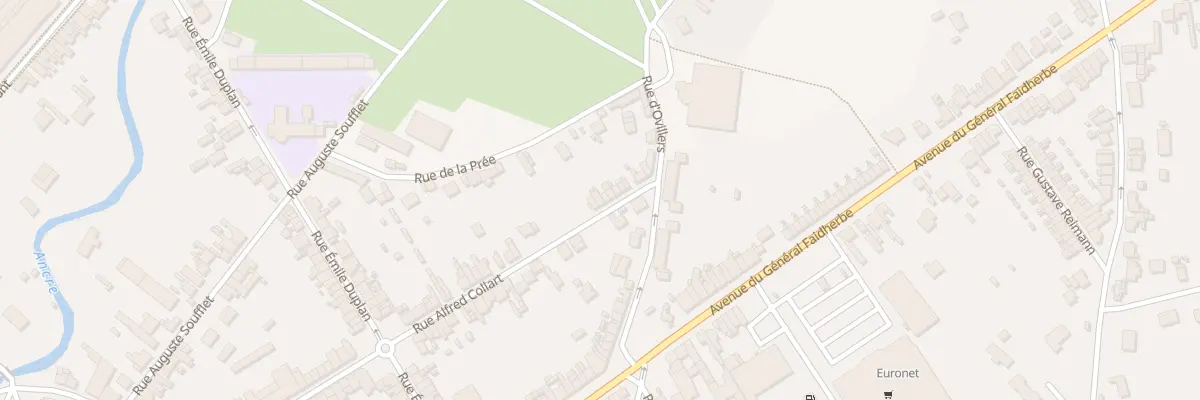 Plan du 99 Rue Alfred Collart à Albert